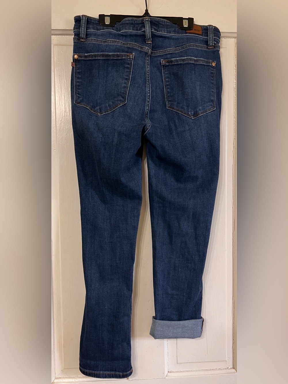 Judy Blue Dark Blue Cropped Capri Jeans - Picture 4 of 11